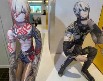 Honkai: Star Rail Academy Anime Cosplay Stuffed Dolls movable Abstract Body Wire Skeleton Halloween Prop Hand-made
