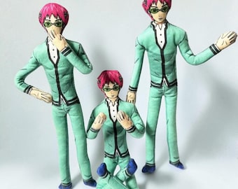 The Disastrous Life of Saiki K Saiki Kusuo Twistable Shape Abstract Cartoon Anime Figure Doll Cosplay Toy Kids Birthday Gifts