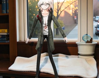 8 Style Anime Danganronpa Nagito Komaeda Chiaki Nanami Cosplay Plüsch Puppe Abstrakt Twistable Cartoon Figur Raumdekoration Puppe