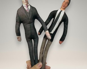 Hannibal Abstract Rat Jerky Will & Jack Handmade Plush Doll Poseable Anime Figure Twistable Wire Skeleton Cosplay Hannibal Plush Doll