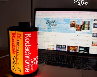Vintage Kodachrome Inspired Desktop Lightbox, Photographer Gift, Room Decor