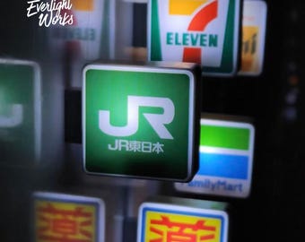 Custom Japanese Konbini Light Box Magnet – Tokyo Convenience Store, Subway Replica Decor
