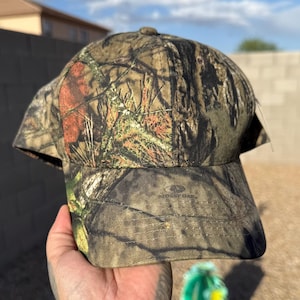 NEW- Mossy Oak Mens Camo Outdoor Hunting Hat Cap Adjustable With Tags Gift Idea bild 1