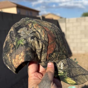 NEW- Mossy Oak Mens Camo Outdoor Hunting Hat Cap Adjustable With Tags Gift Idea bild 2