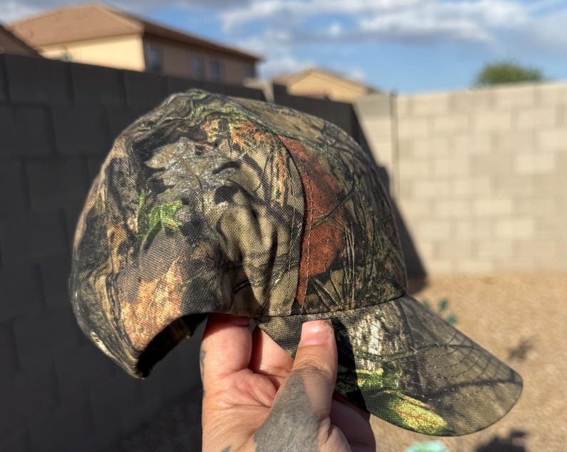 NEW- Mossy Oak Mens Camo Outdoor Hunting Hat Cap Adjustable With Tags Gift Idea bild 2