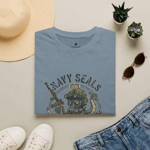 Navy SEAL Octopus Illustration T-Shirt | Military Diver Emblem