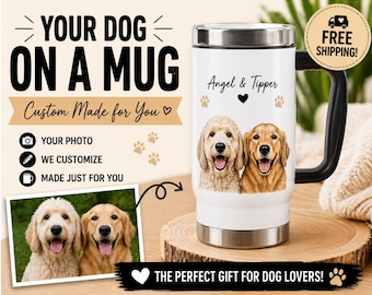 Custom Dog Mug | Personalized Pet Mug with Photo | I Love My Furkids Mug | Custom Pet Gift | Dog Mom Gift | Pet Lover Coffee Mug