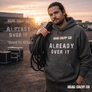 Already Over It Hoodie: Sarcastic Burnout Humor, Introvert Gift