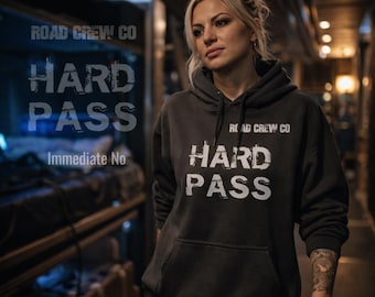 Hard Pass Hoodie: Sarcastic Introvert Humor, Anti Social Statement
