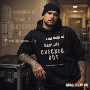 Mentally Checked Out Hoodie | Introvert Social Battery Apparel