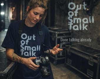 Introvert Humor T Shirt Out of Small Talk Graphic Tee, Antisocial Sarcastic Shirt, Social Battery Joke Shirt, Introvert Gift t shirt