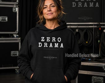 Zero Drama Hoodie, Quiet Confidence Hoodie, No Engagement Clothing, Calm Mindset Apparel, Mature Energy Hoodie, Minimalist Streetwear