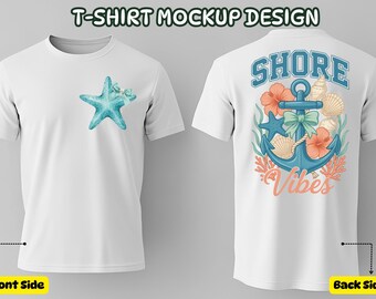 Life Is Better At Beach PNG | Coastal Anchor Front Back Design | Sublimation Download