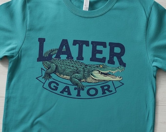Retro Alligator Later Gator PNG, Funny Southern Reptile Design (Digital Download)
