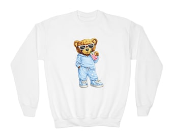 Jugend Sweatshirt mit Rundhalsausschnitt