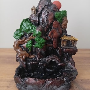 Himalayan Backflow Smoke Waterfall incense Cones and incense Holder