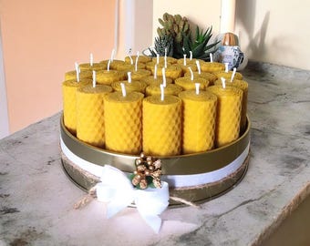 150 pcs Beeswax Candles. Hand-Rolled Aromatherapy candle