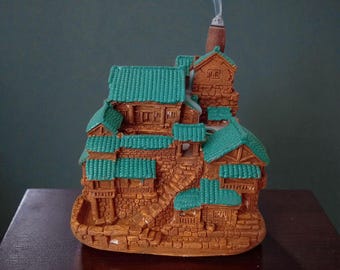 Quemador de incienso de reflujo Zen Decor con 10 conos.