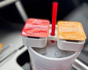 3D Printed Sauce Holder, Sauce Dipper Tray