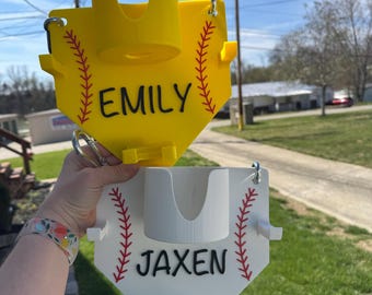 Dugout Caddy | Softball/Baseball | 3D Printed Dugout Organizer