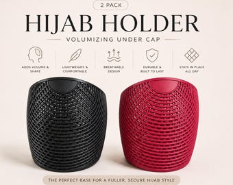 Hijab Holder Cap – Keeps Hijab in Place All Day – Lightweight Breathable Hijab Support – Comfortable Undercap Shaper