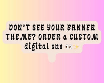 Custom Birthday Banner Mockup | Personalized Party Design (Digital Download)