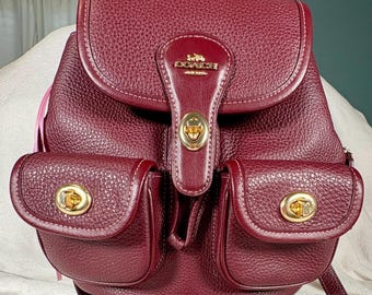 coach billie backpack red Marichelle's Empire Coach Billie Backpack