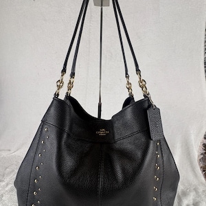 Studded Hobo Bag Coach - Etsy