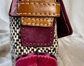 Coach Rare Y2K Vintage Tweed Soho Demi Flap Shoulder Bag - Etsy