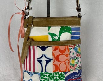 Buy Coach Hamptons Weekend Patchwork Crossbody Swingpack Online in 
