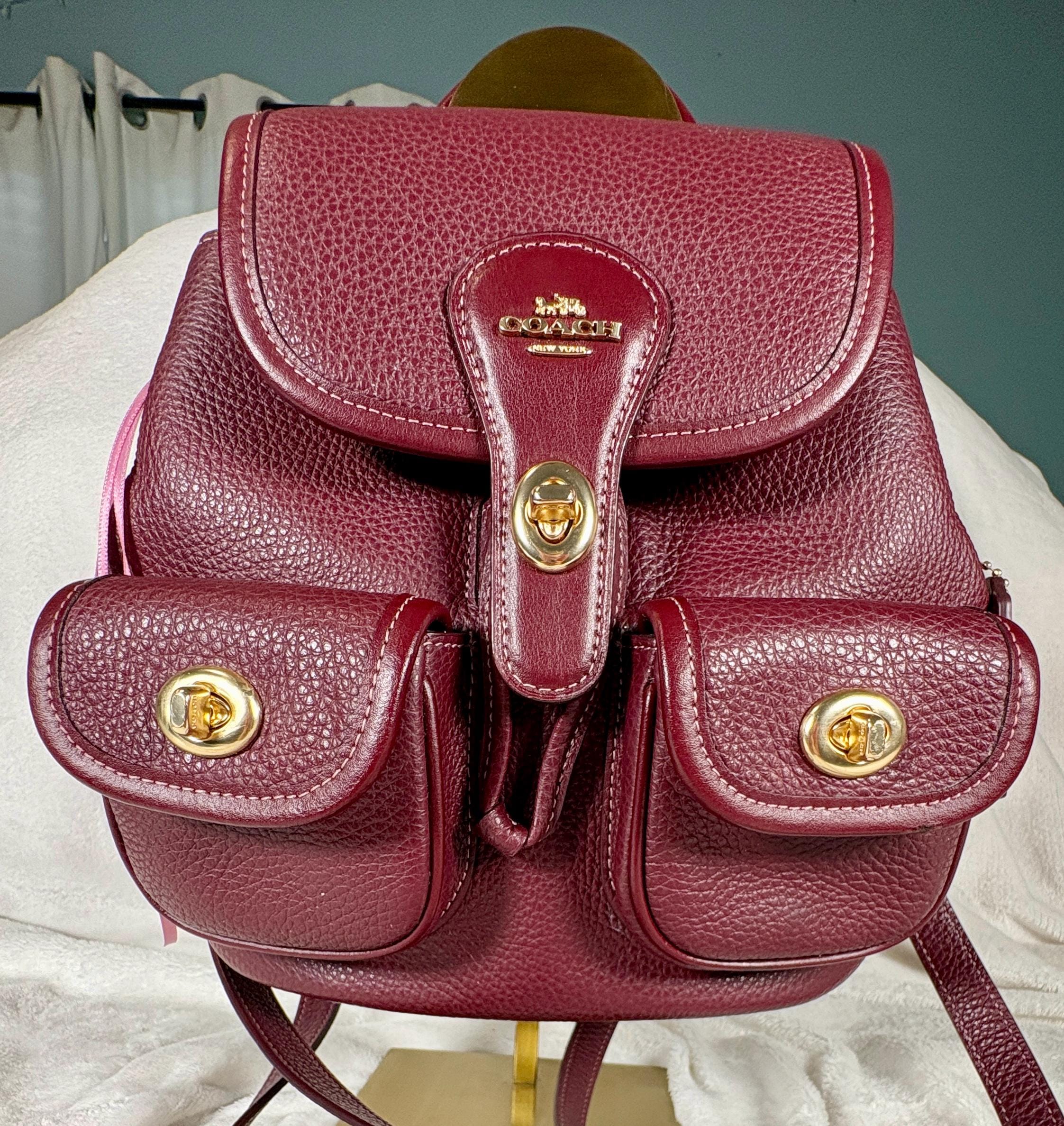 coach colorful backpack Amazon.com: Womens Tabby With Quilting Fuchsia One Size : Clothing, Shoes & Jewelry Signature coated canvas and smooth leather Inside zip and multifunction pockets Double zip closure fabric lining Handle with 2 1/4 drop Outside zip pocket Adjustable shoulder straps 10 3/4 (L) x 12 1/2 (H) x 4 3/4 (W) The Coach Foundation continues to partner with the Hetrick Multi Shop All Backpacks |