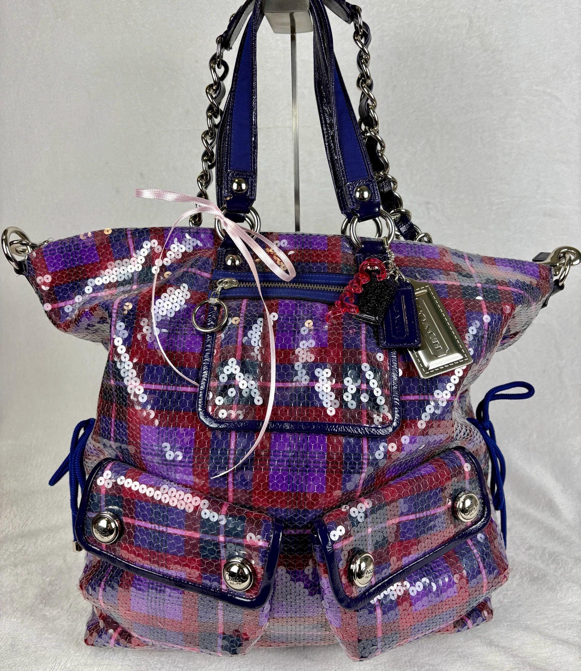 Coach Poppy Plaid Bags - Etsy