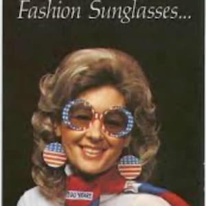 Je Dol Sunglasses Rare assorted  Pendant Earrings *Vintage*‎ 1970s Similar Items to Vintage Stars and Stripes Patriotic Je-Dol  main image 3