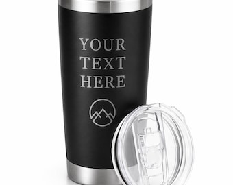 Engraved 20 oz Tumbler Stainless Steel Tumblers with Lid