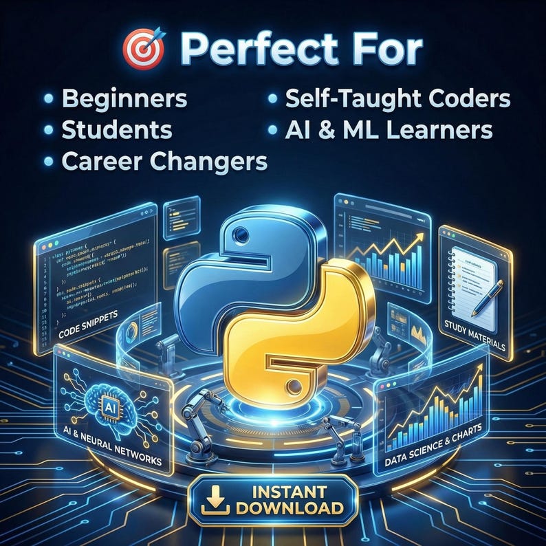Python für KI und maschinelles Lernen Bundle | 113 Dateien | Notizen, Übungen, Projekte, Spickzettel | Sofort Download Bild 4
