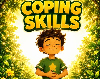Coping Skills Bundle for Kids | Emotional Regulation Tools for Therapy & Mental Health | Digital System