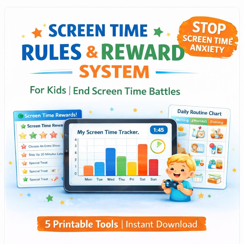 Screen Time Rules & Rewards System for Kids | No More Battles