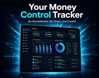 Your Personal Digital Budget Tracker | No Excel Needed | User-Friendly Digital Download | Track Expenses Easily