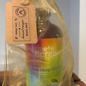 Soursop Bitters Herbal Extract | Botanical Blend, Gut Health Tonic (16oz) image 2