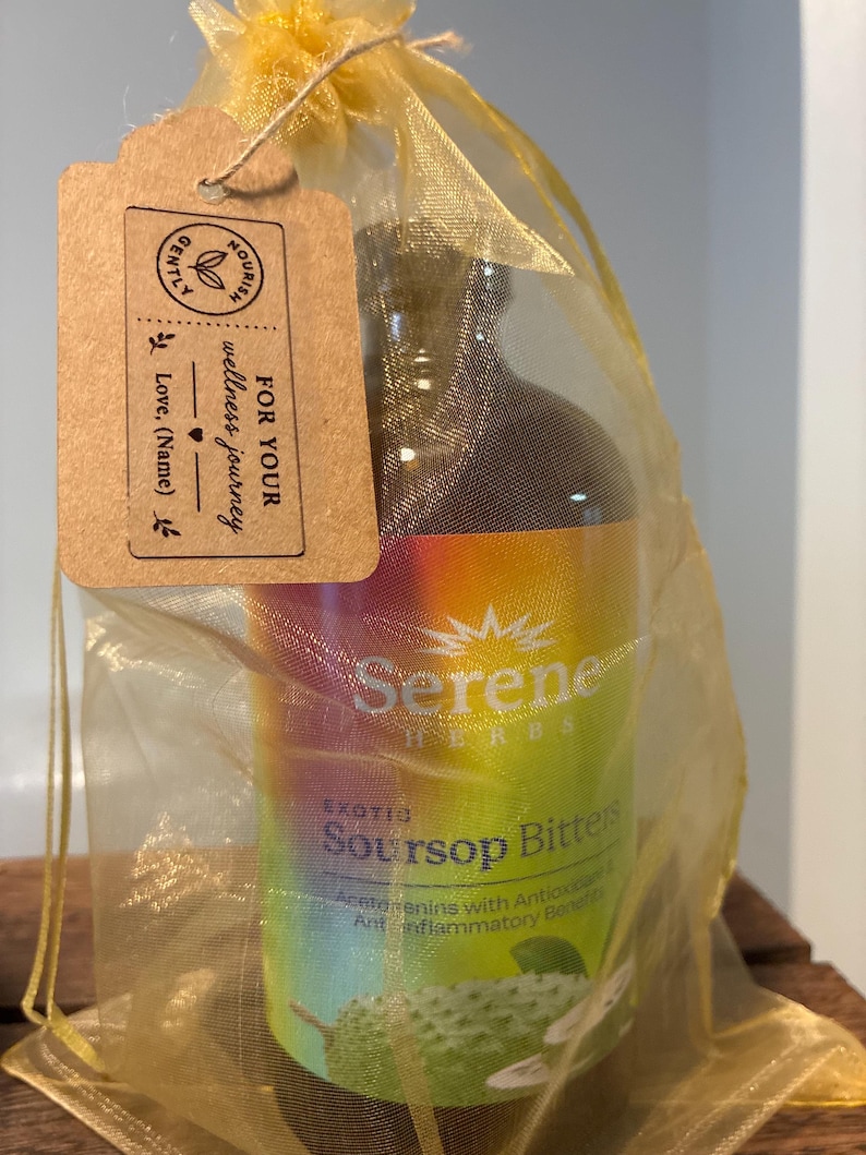Soursop Bitters Herbal Extract | Botanical Blend, Gut Health Tonic (16oz) image 2