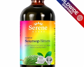 Soursop Herbal Extract 16oz | Liquid |WORLDWIDE SHIPPING|Botanical Blend | Tropical Plant-Based Herbal Tonic | Tea Alternative
