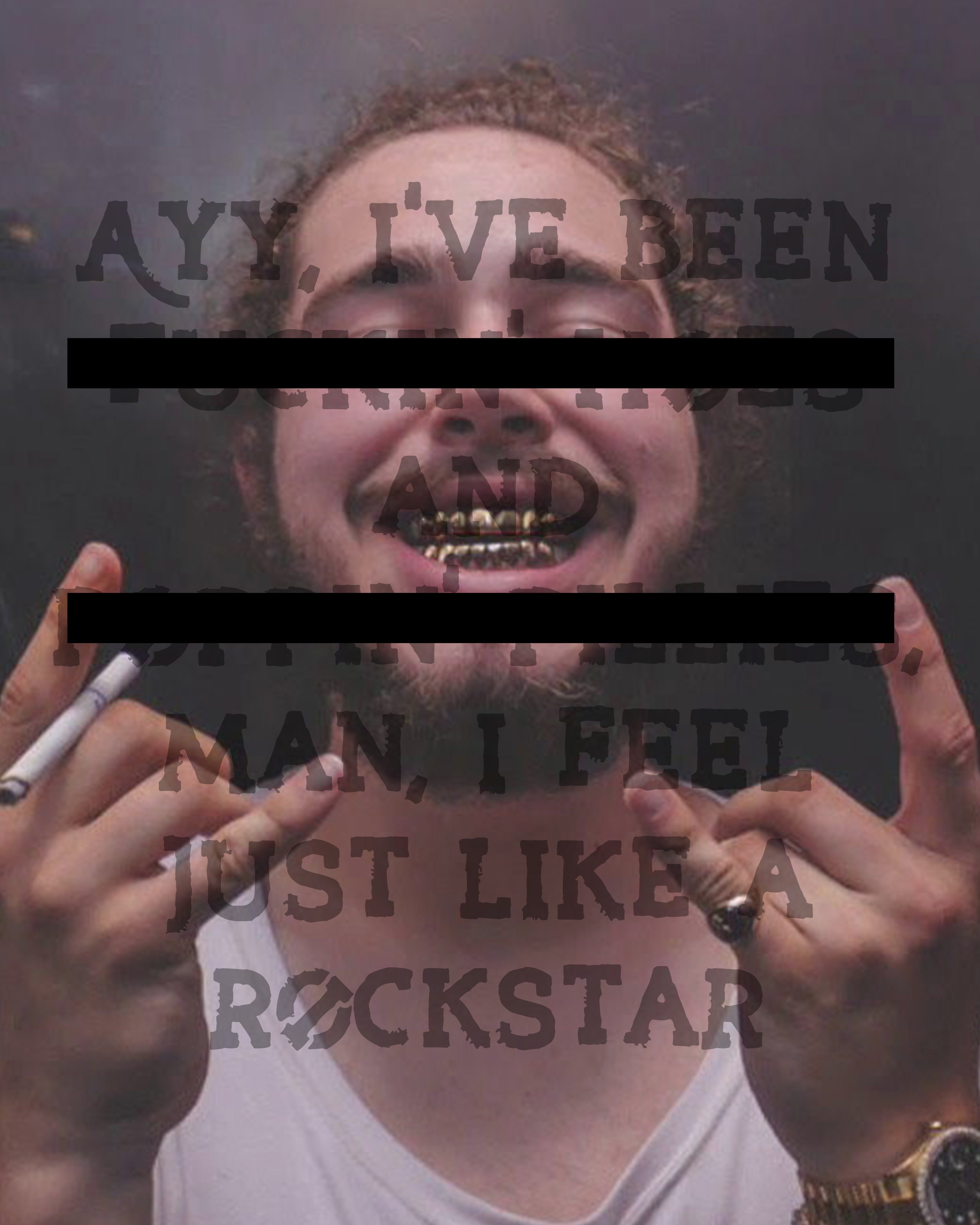 EXPLICIT Post Malone Rockstar Lyrics Beerbongs & Bentleys 