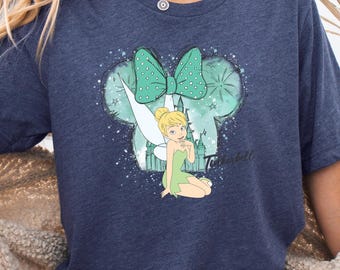 Tinkerbell Disney Shirt, Fairy Tale Tshirt, Disney Castle Shirt, Magical Fairy Tee, Disney Lover Gift, Tinkerbell Fan Shirt