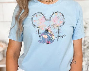 Eeyore Disney Shirt, Winnie The Pooh Character Tee, Disney Castle Shirt, Magic Kingdom Gift, Disney Lover Apparel
