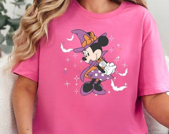 Halloween Minnie Sweatshirt, Mickey Minnie Hoodie, Halloween Sweatshirt, Minnie Halloween Sweatshirt, Halloween Party, Halloween Gift