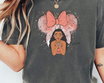 Moana Disney Inspired T-Shirt, Moana with Mickey Ears, Disney Princess Shirt, Disney Lover Gift, Moana Fan Tee, Disney Character Shirt