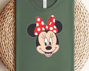Minnie Mouse Crop Top, Disney Girl Crop Top, Minnie Mouse and Mickey Matching Crop Top , Disneyland Trip Crop Top, Girl Minnie Shirt
