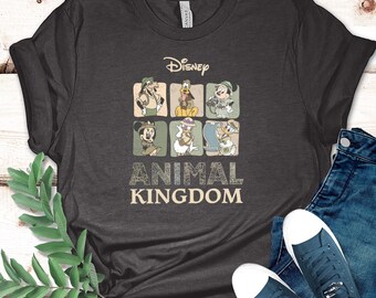 Disney Animal  Kingdom Tank Top, Womens Mouse Family Safari Tank Top, Mickey Head Cheetah Crop Top, Summer Disney Mickey Leopard Racerback