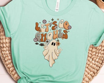 Lets go ghouls Sweathirt, Vintage Halloween Sweatshirt, Retro Fall Shirt, Fall Shirt,Vintage Ghost Shirt, Stay Spooky Sweatshirt,Ghost Shirt