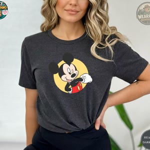 Disney Mickey Mouse Shirt, Mickey Mouse Tee, Classic Mickey Mouse Disney Shirt, Mickey Birthday Shirt, Mickey Mouse Party Tee image 2